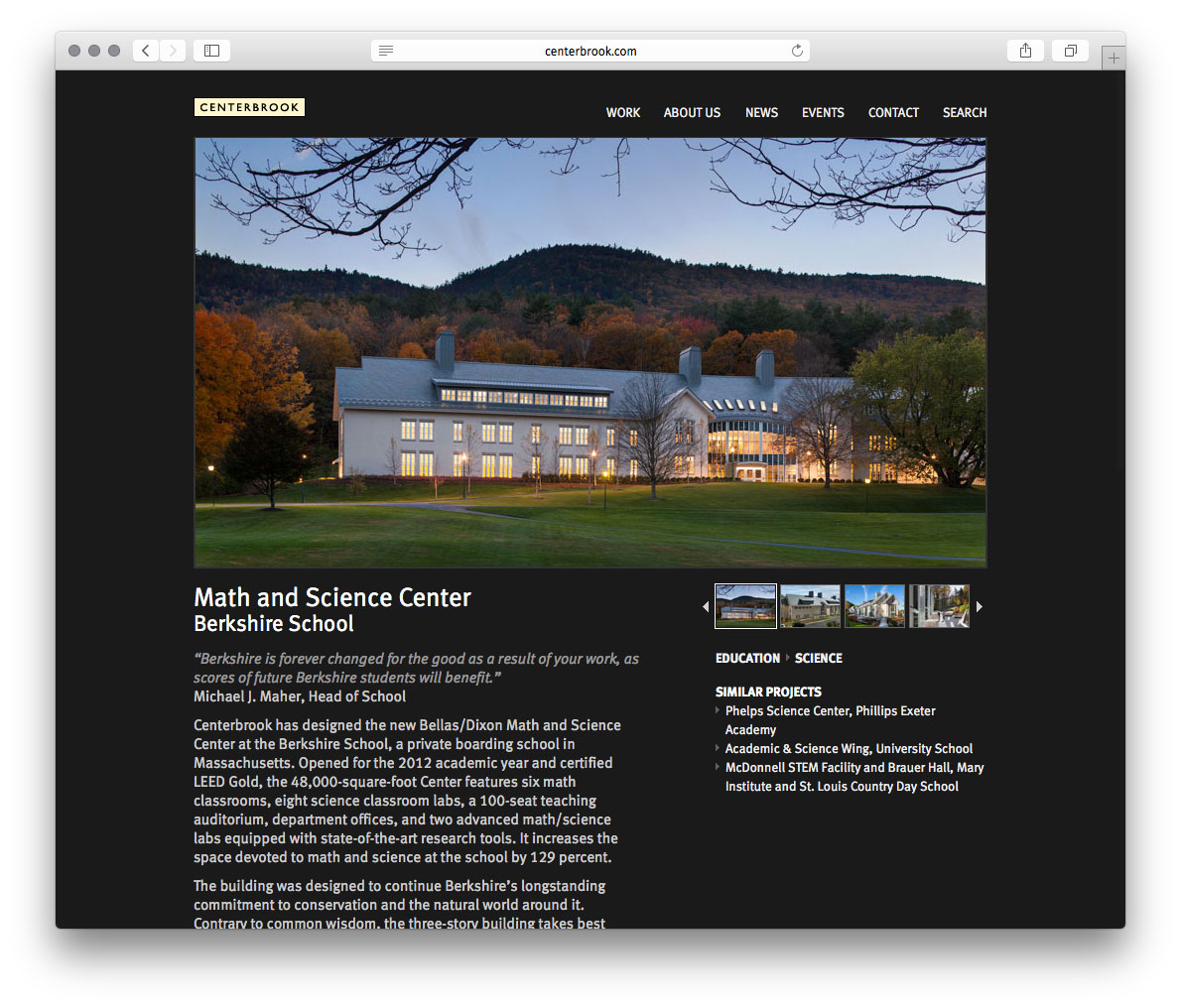 Centerbrook Website